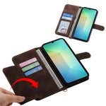 For Samsung Galaxy A05s 4G Leather Case Imprinted Stand Wallet Phone Cover with 2 Straps