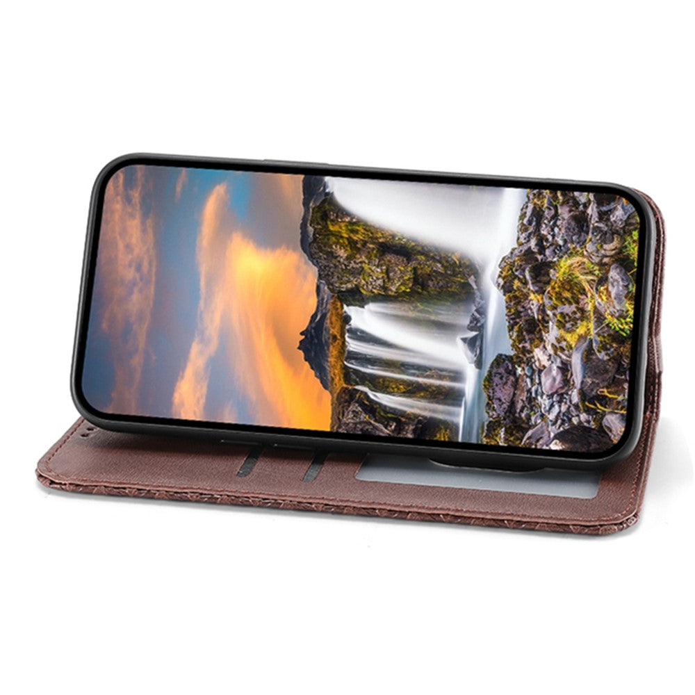 Til Samsung Galaxy A05 4G Cover Præget PU Læder Pung Stødsikkert Telefoncover