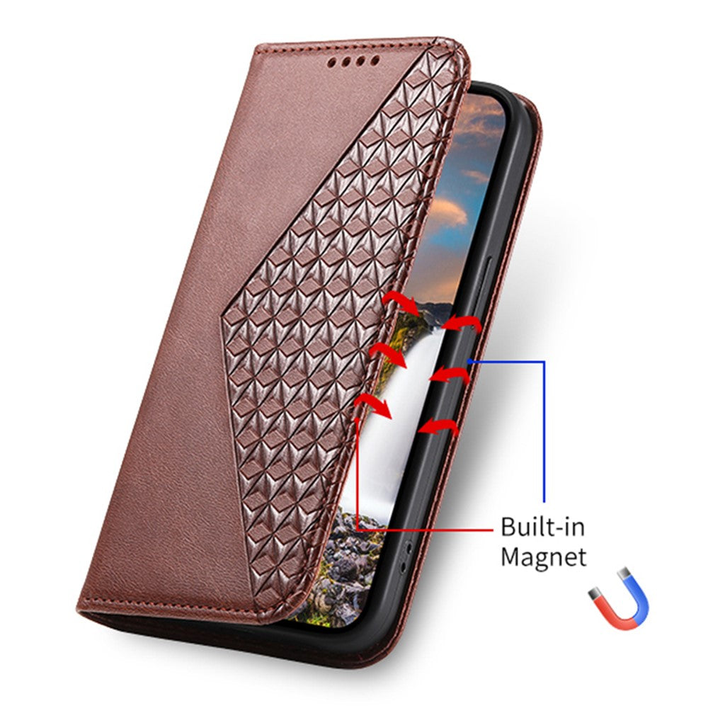 Til Samsung Galaxy A05 4G Cover Præget PU Læder Pung Stødsikkert Telefoncover