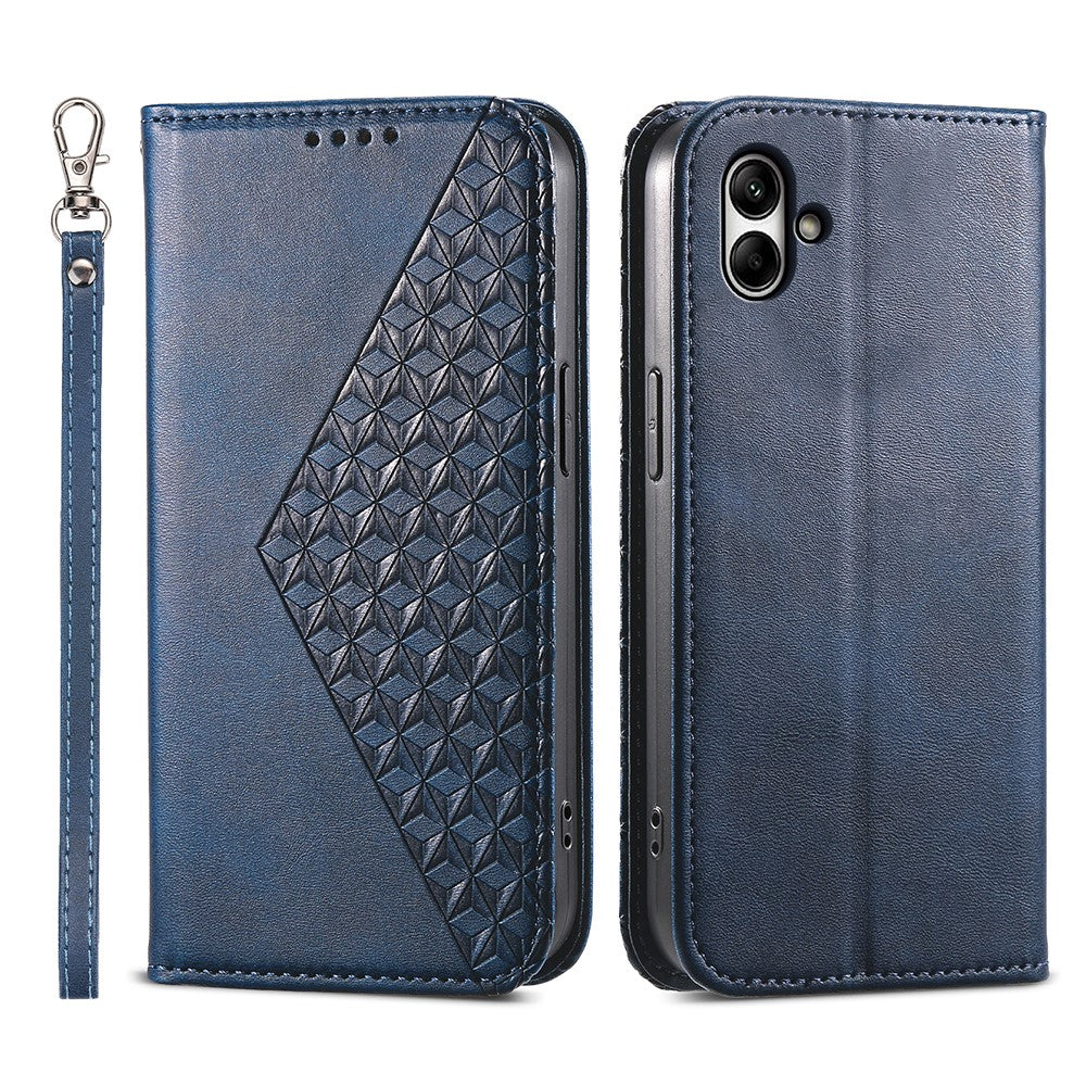 Til Samsung Galaxy A05 4G Cover Præget PU Læder Pung Stødsikkert Telefoncover