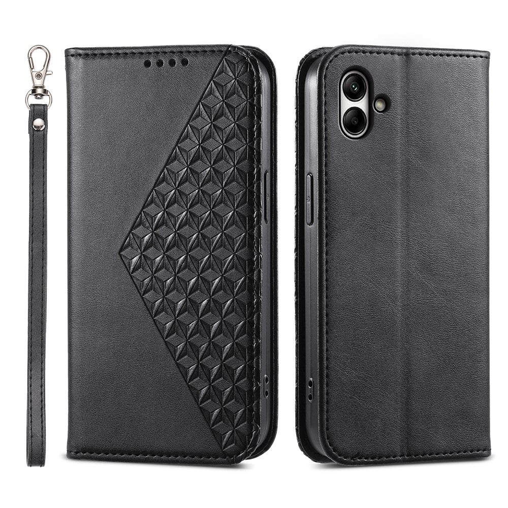 Til Samsung Galaxy A05 4G Cover Præget PU Læder Pung Stødsikkert Telefoncover
