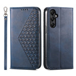 For Samsung Galaxy A05s 4G Case Imprinted Rhombus Pattern Wallet Stand Phone Cover