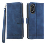 DIERFENG DF-03 For Oppo A38 4G Case Imprinted Phone Stand Cover Magnetic Wallet