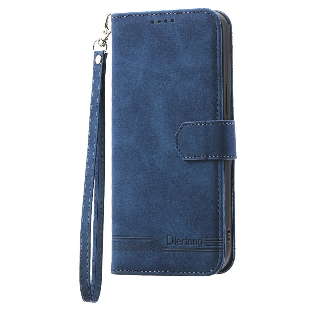 DIERFENG DF-03 For Oppo A38 4G Case Imprinted Phone Stand Cover Magnetic Wallet