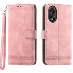 DIERFENG DF-03 For Oppo A38 4G Case Imprinted Phone Stand Cover Magnetic Wallet