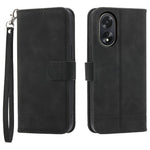 DIERFENG DF-03 For Oppo A38 4G Case Imprinted Phone Stand Cover Magnetic Wallet