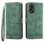 DIERFENG DF-03 For Oppo A38 4G Case Imprinted Phone Stand Cover Magnetic Wallet