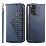 For Oppo A38 4G Case Imprinted PU Leather Viewing Stand Wallet Phone Cover