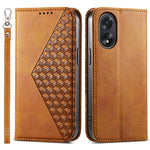 For Oppo A38 4G Case Imprinted PU Leather Viewing Stand Wallet Phone Cover