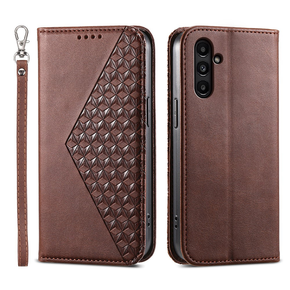 Til Samsung Galaxy A15 4G etui præget PU-læderpung telefoncover
