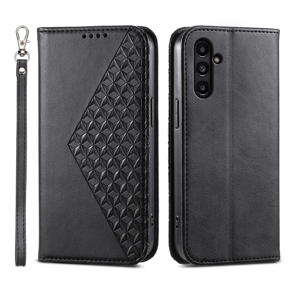 Til Samsung Galaxy A15 4G etui præget PU-læderpung telefoncover