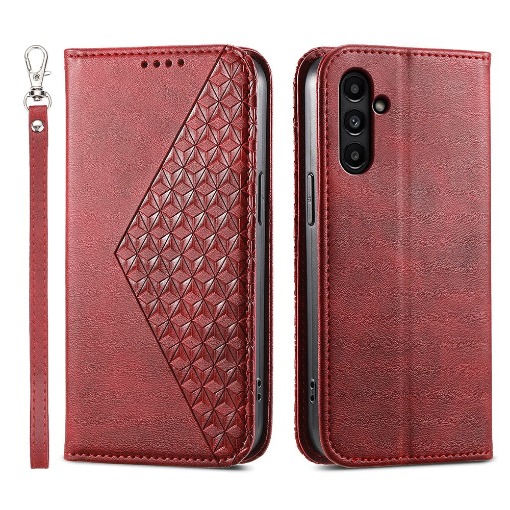 Til Samsung Galaxy A15 4G etui præget PU-læderpung telefoncover