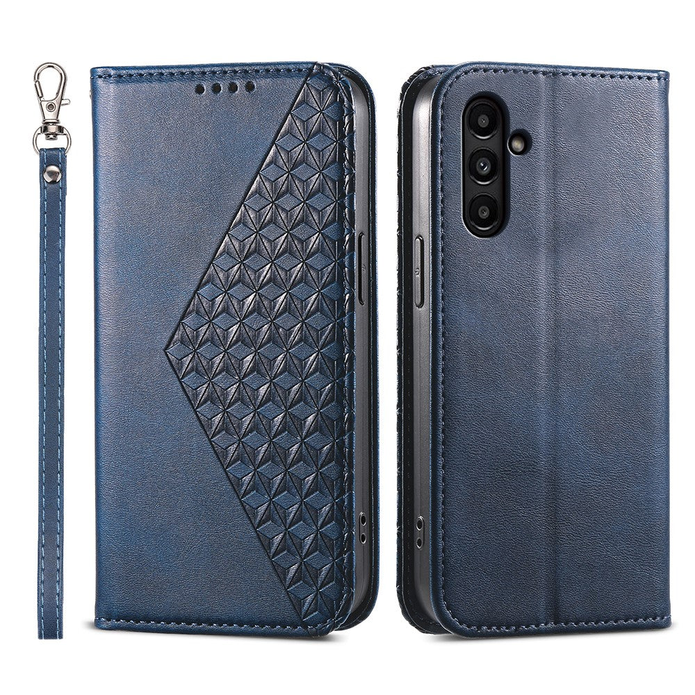 Til Samsung Galaxy A15 4G etui præget PU-læderpung telefoncover