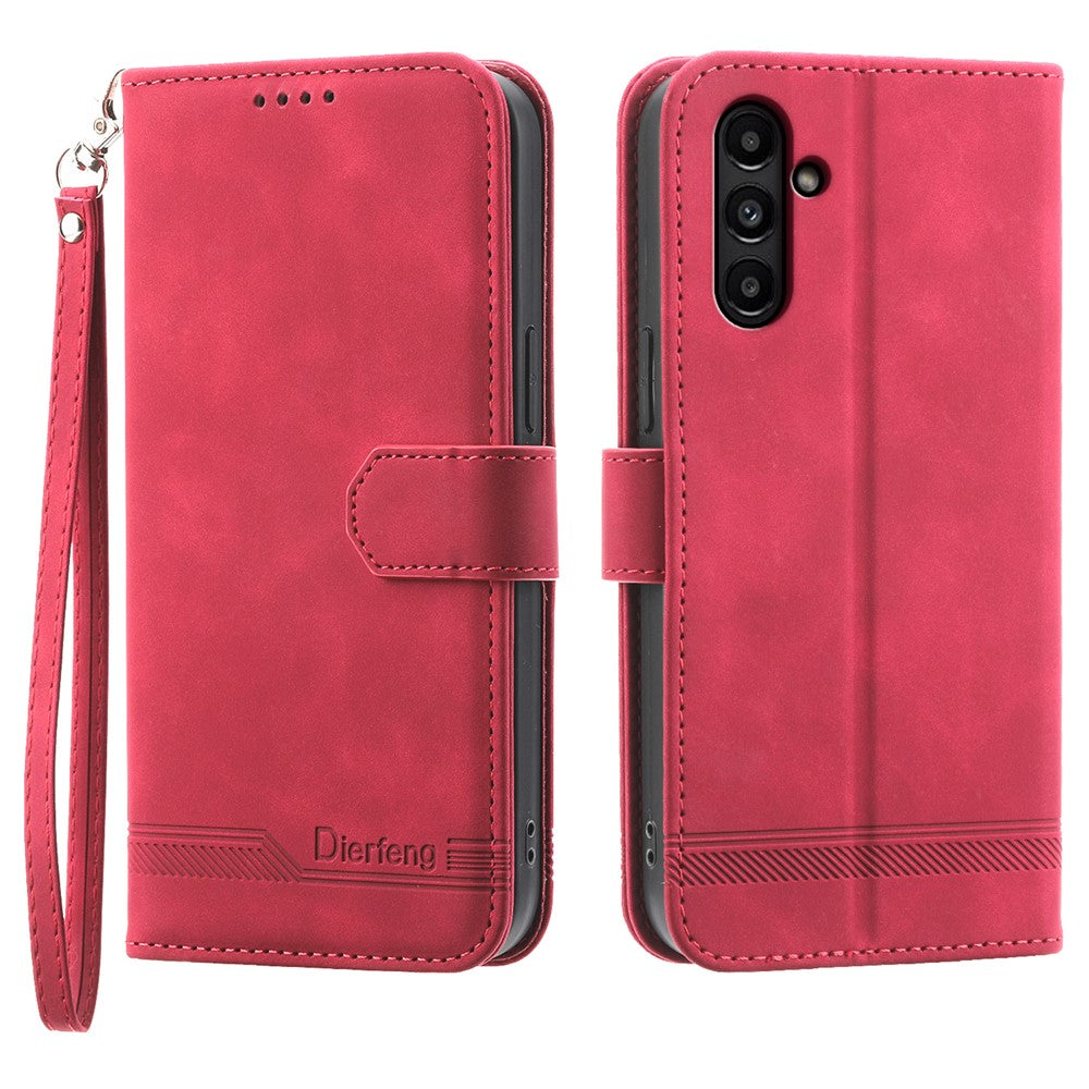 DIERFENG DF-03 For Samsung Galaxy A15 4G Case Shockproof Leather Stand Phone Cover Wallet