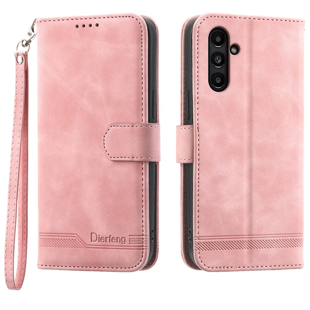 DIERFENG DF-03 For Samsung Galaxy A15 4G Case Shockproof Leather Stand Phone Cover Wallet