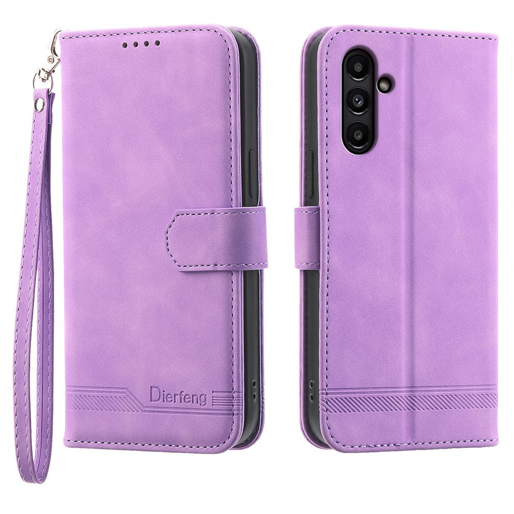 DIERFENG DF-03 For Samsung Galaxy A15 4G Case Shockproof Leather Stand Phone Cover Wallet