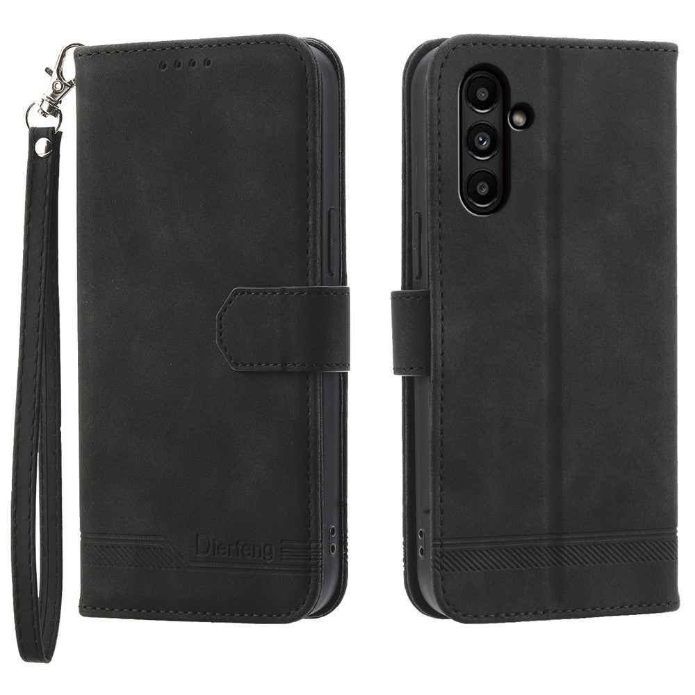 DIERFENG DF-03 For Samsung Galaxy A15 4G Case Shockproof Leather Stand Phone Cover Wallet