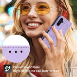Til Samsung Galaxy A15 4G etui med "skin-touch" læderoverflade og håndrem + skulderrem