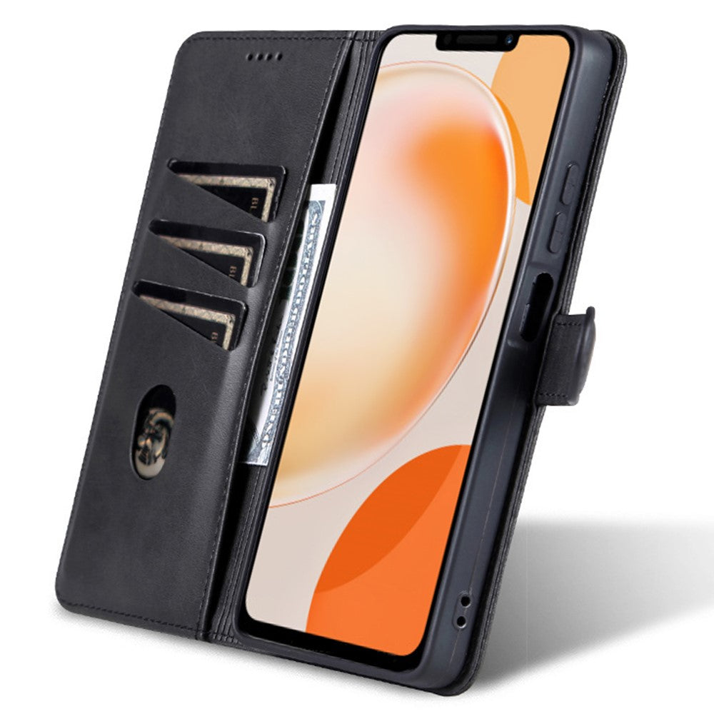 AZNS For Huawei nova Y91 4G / Enjoy 60X Leather Case Anti-Fall Phone Shell Flip Stand Wallet Cover