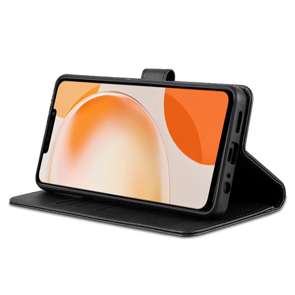 AZNS For Huawei nova Y91 4G / Enjoy 60X Leather Case Anti-Fall Phone Shell Flip Stand Wallet Cover