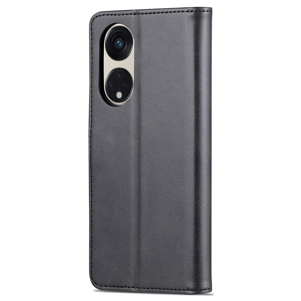 AZNS For Oppo Reno8 T 5G / A1 Pro 5G Leather Anti-Scratch Cell Phone Case Flip Stand Wallet Cover