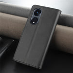 AZNS For Oppo Reno8 T 5G / A1 Pro 5G Leather Anti-Scratch Cell Phone Case Flip Stand Wallet Cover