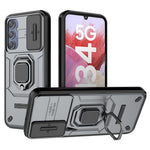 Til Samsung Galaxy M34 5G / F34 5G cover Skydbart linsebeskyttelse PC+TPU Telefonbeskyttelsescover