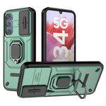 Til Samsung Galaxy M34 5G / F34 5G cover Skydbart linsebeskyttelse PC+TPU Telefonbeskyttelsescover