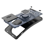 For OnePlus 11 5G Case Slide Lens Shield Ring Kickstand PC+TPU Phone Cover