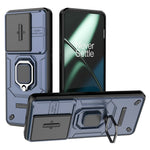 For OnePlus 11 5G Case Slide Lens Shield Ring Kickstand PC+TPU Phone Cover