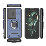 Xiaomi Redmi K60 Ultra / 13T / 13T Pro Bakstycke Skjutbart Linslock PC+TPU Stativ mobilskal