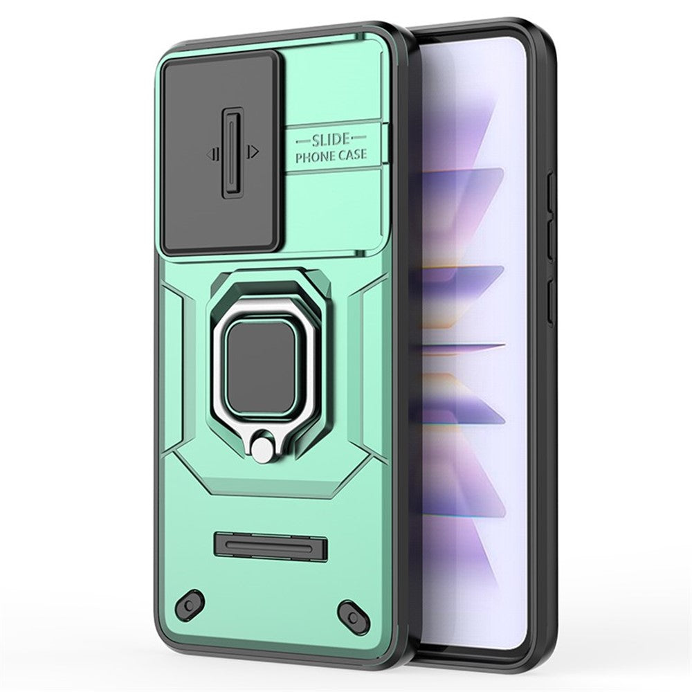 For Xiaomi Poco F5 Pro 5G / Redmi K60 5G / K60 Pro 5G Case PC+TPU Ring Kickstand Phone Cover