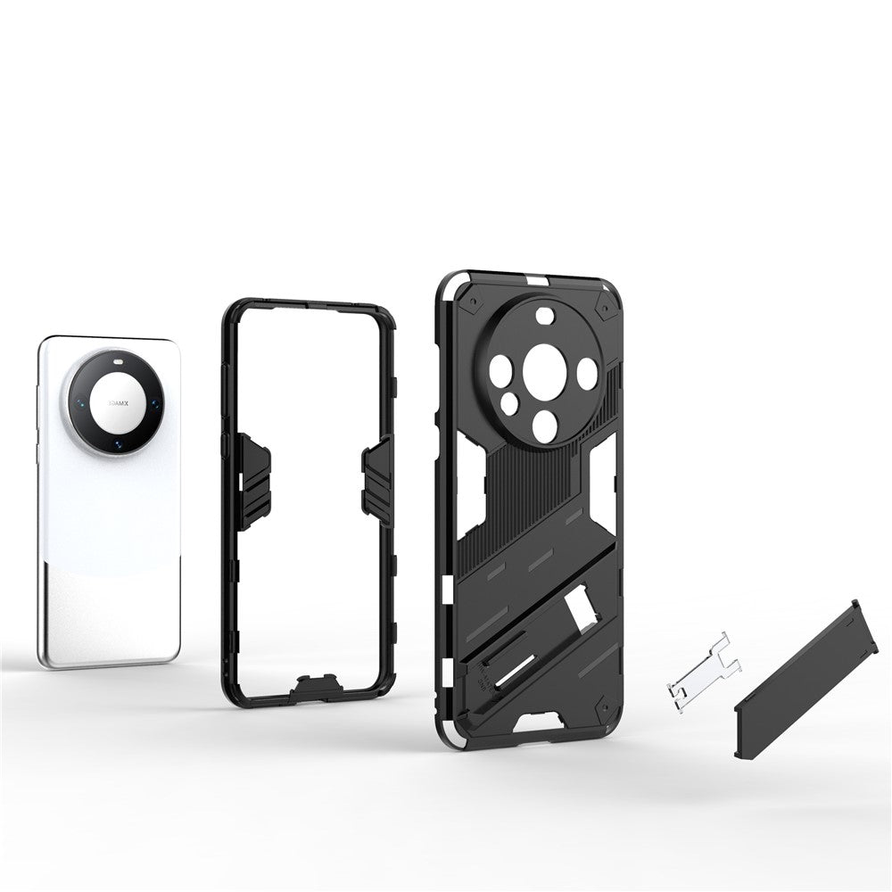For Huawei Mate 60 Cover PC+TPU Shockproof Phone Case with Kickstand