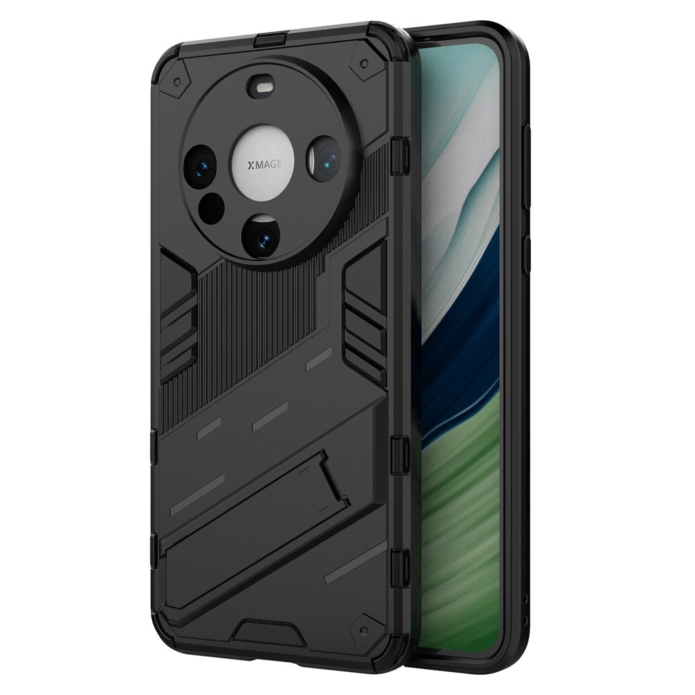 For Huawei Mate 60 Cover PC+TPU Shockproof Phone Case with Kickstand