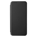 For Oppo A38 4G Case Leather Stand Card Slot Phone Shell with Carbon Fiber Texture
