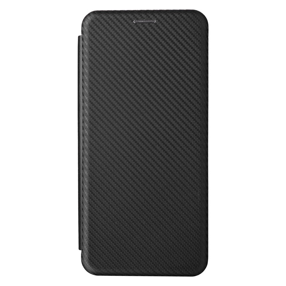 For Oppo A38 4G Case Leather Stand Card Slot Phone Shell with Carbon Fiber Texture
