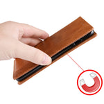 For Oppo A18 4G / A38 4G Case Retro Leather Wallet Folding Stand Cell Phone Cover