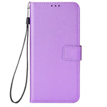 For Oppo A18 4G / A38 4G Leather Phone Case Stand Diamond Texture Protective Phone Cover