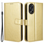 For Oppo A38 4G / A18 4G Case Crazy Horse Texture Leather Wallet Phone Cover
