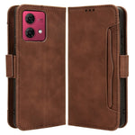 For Motorola Moto G84 5G Case Multiple Card Slots Anti-drop Leather Phone Cover