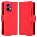 For Motorola Moto G84 5G Case Multiple Card Slots Anti-drop Leather Phone Cover
