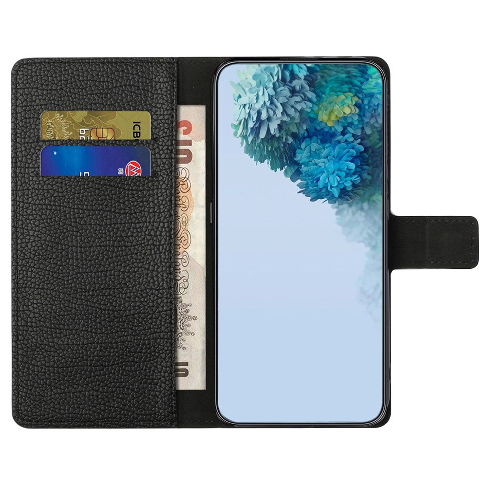 For Samsung Galaxy A05s 4G Cover Litchi Texture Leather Wallet Cell Phone Case