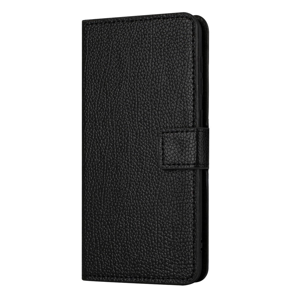 For Samsung Galaxy A05s 4G Cover Litchi Texture Leather Wallet Cell Phone Case