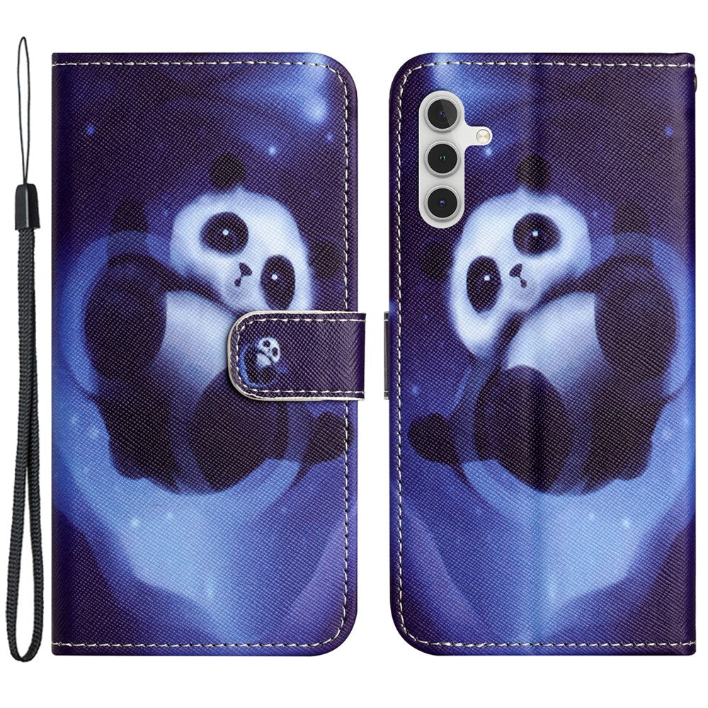 For Samsung Galaxy A05s 4G Wallet Phone Case Pattern Printing Anti-Scratch PU Leather Flip Cover