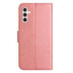 Til Samsung Galaxy A05s 4G Cover, Sommerfugl Blomst Præget Anti-fald Læder Telefon Cover