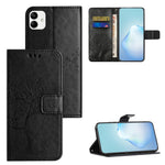 For Samsung Galaxy A05 4G Case Owl Tree Imprinted Leather Phone Cover with Wallet