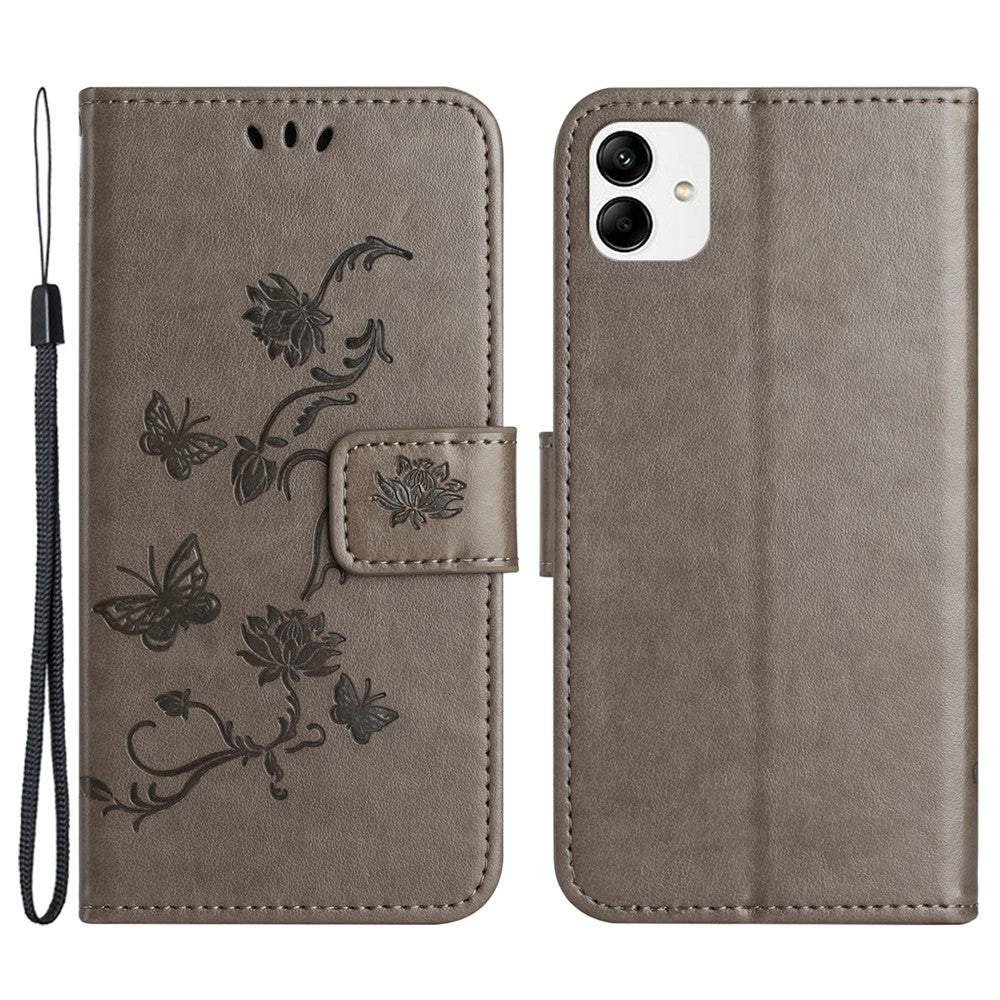 For Samsung Galaxy A05 4G Case Imprinted PU Leather Wallet Folding Stand Phone Cover