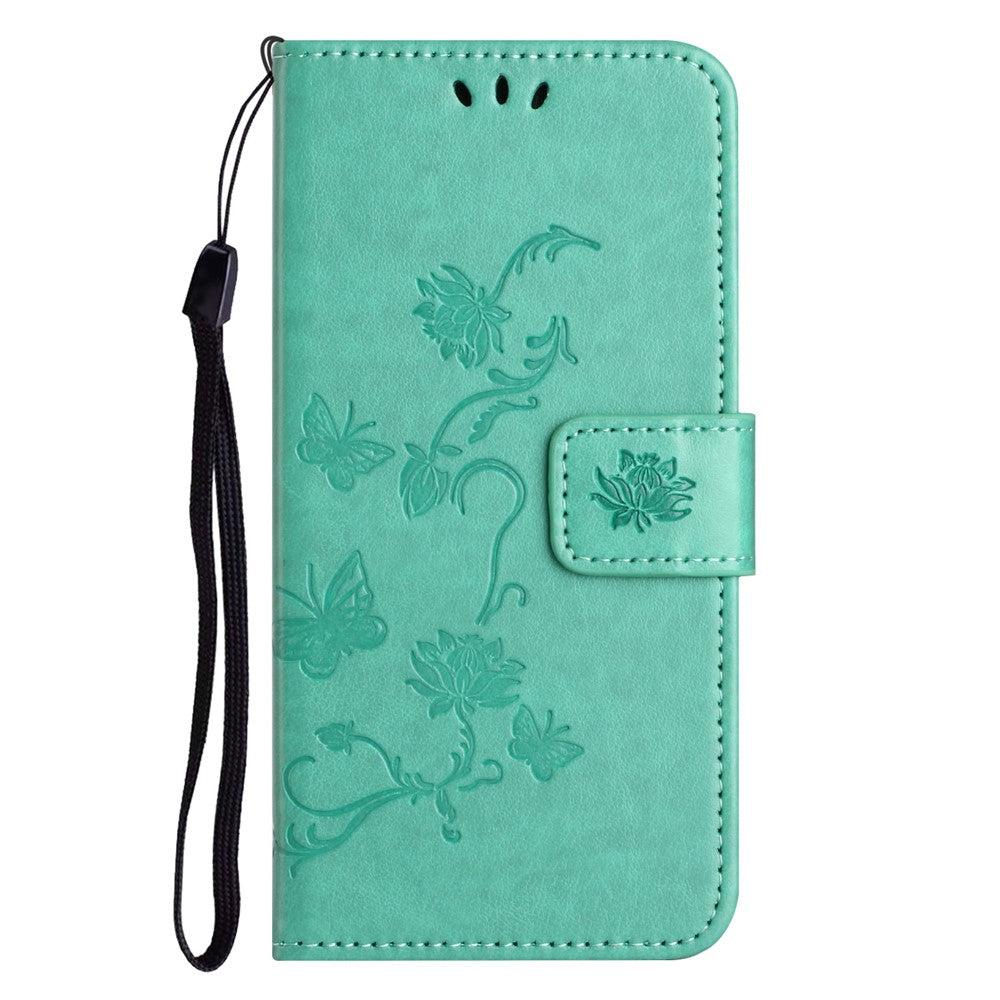 Til Samsung Galaxy A15 5G Stødsikkert Cover Præget PU Læder Pung Telefoncover