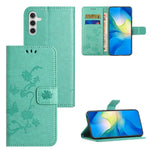 Til Samsung Galaxy A15 5G Stødsikkert Cover Præget PU Læder Pung Telefoncover
