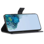 Til Samsung Galaxy A15 5G Cover Litchi Tekstur Læder Telefoncover med Pung